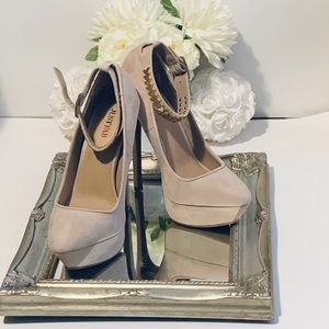 Dusty Rose High Heels NWOT